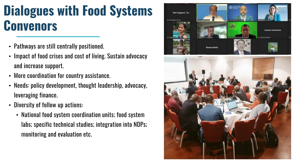 dialogues with food systems convenors