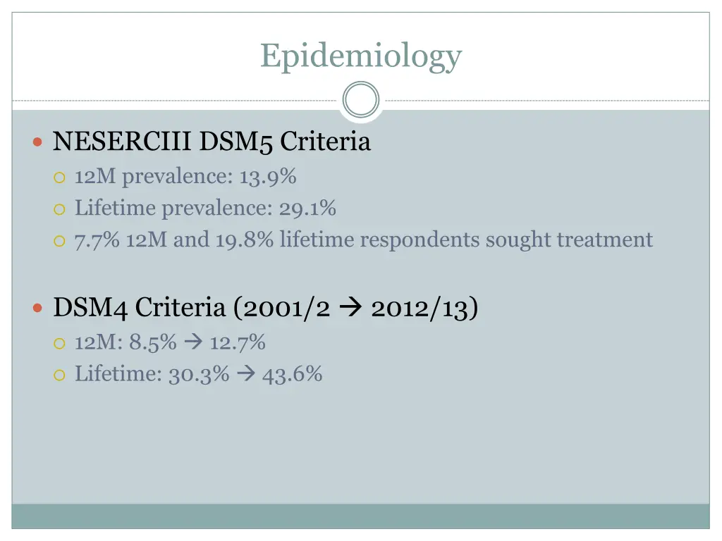 epidemiology