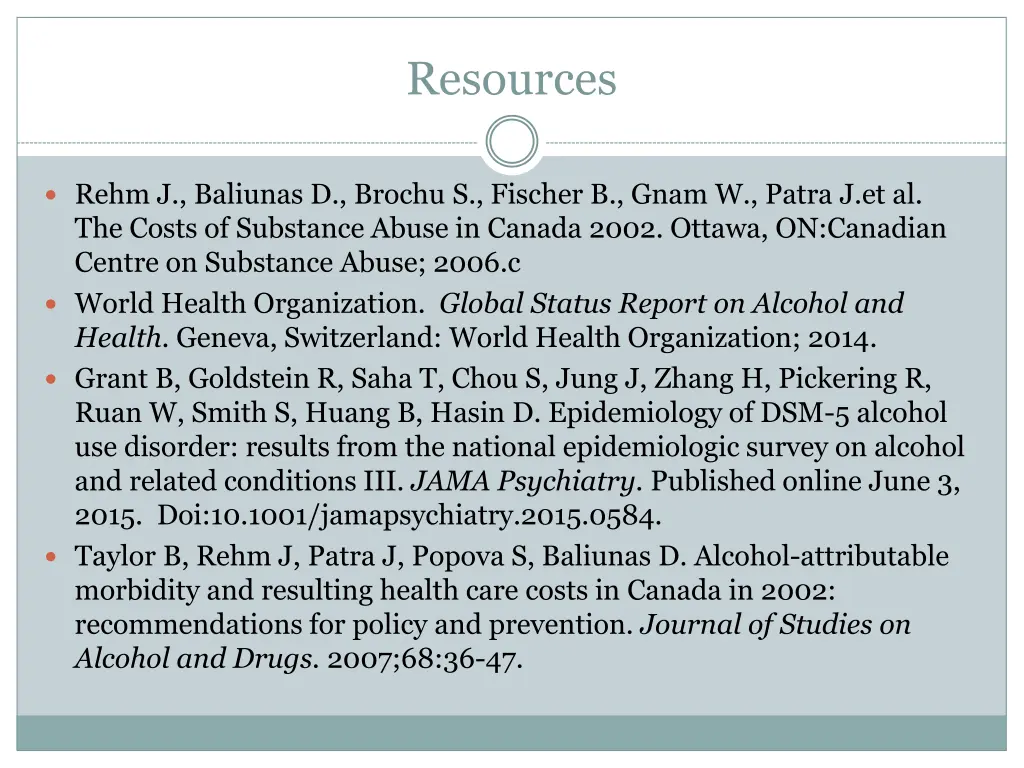 resources
