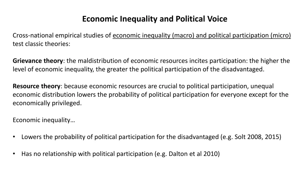economic inequality and political voice 3