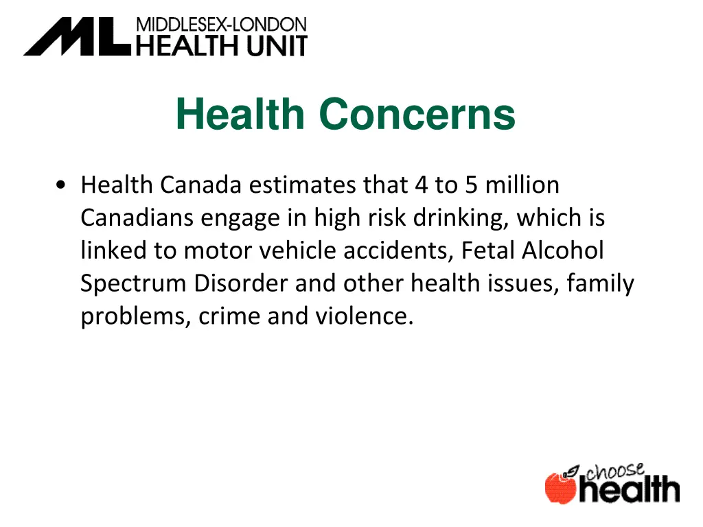 health concerns