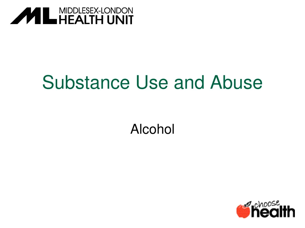 substance use and abuse