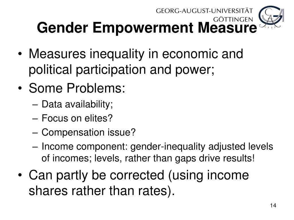 gender empowerment measure