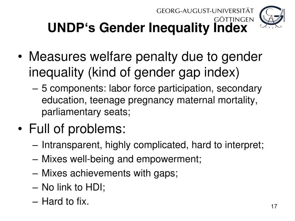 undp s gender inequality index