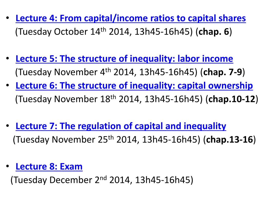 lecture 4 from capital income ratios to capital