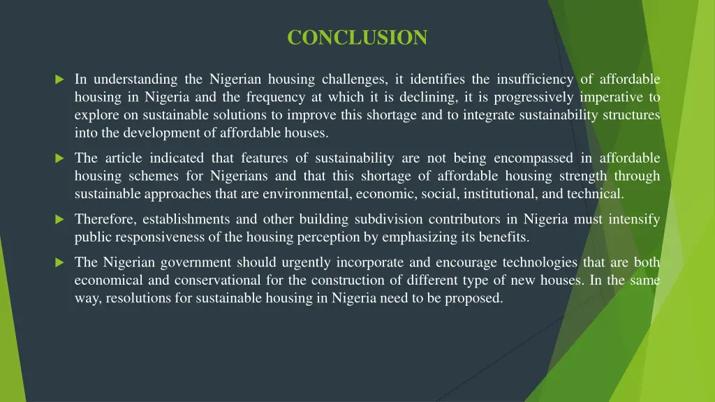 conclusion