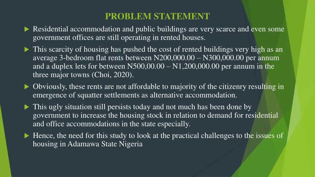 problem statement