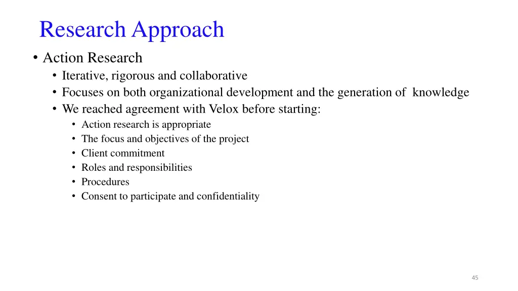 research approach action research iterative