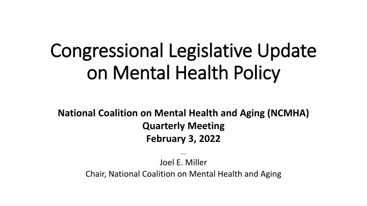 congressional legislative update congressional
