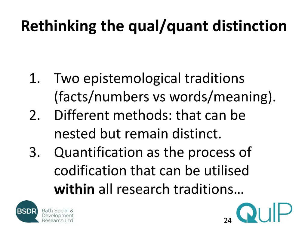 rethinking the qual quant distinction