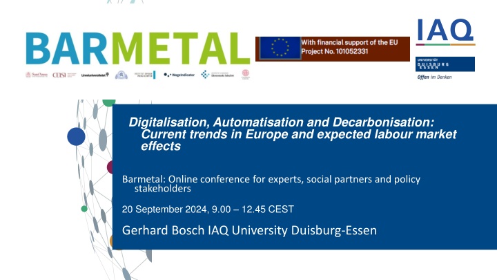 digitalisation automatisation and decarbonisation