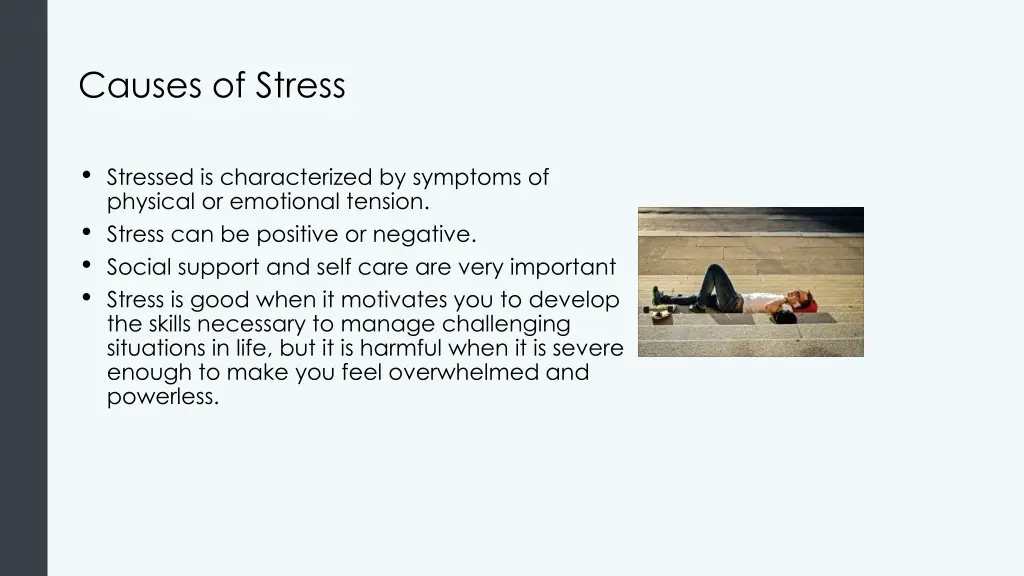 causes of stress