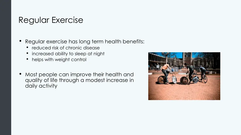 regular exercise