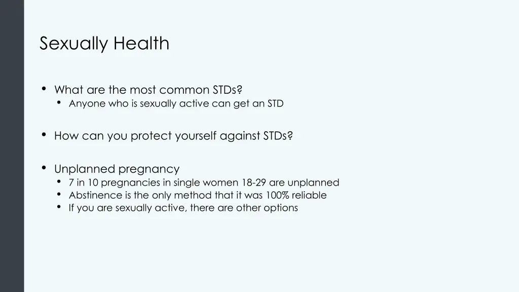 sexually health