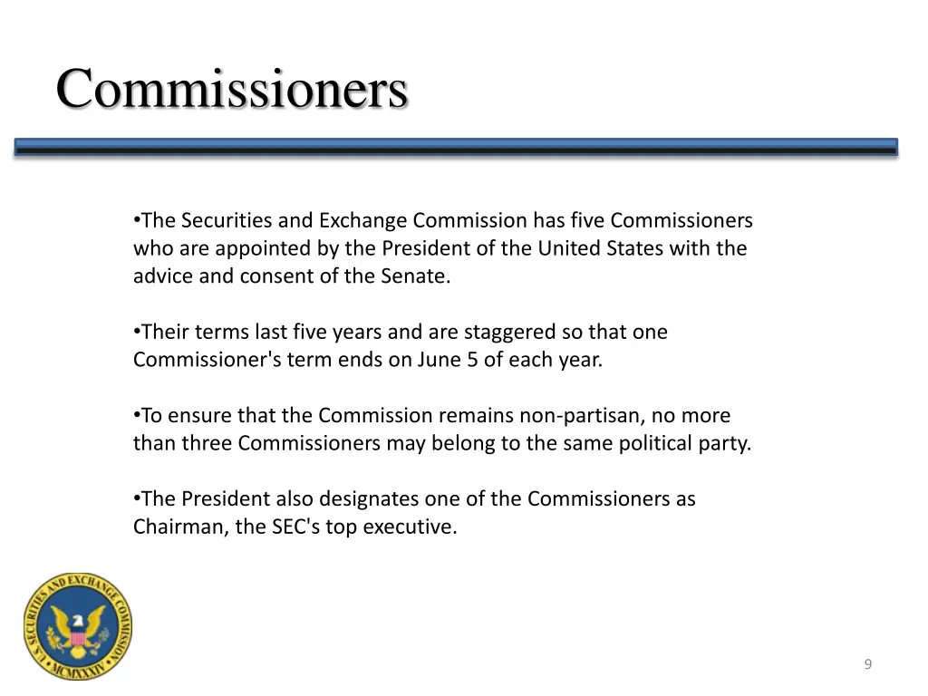 commissioners