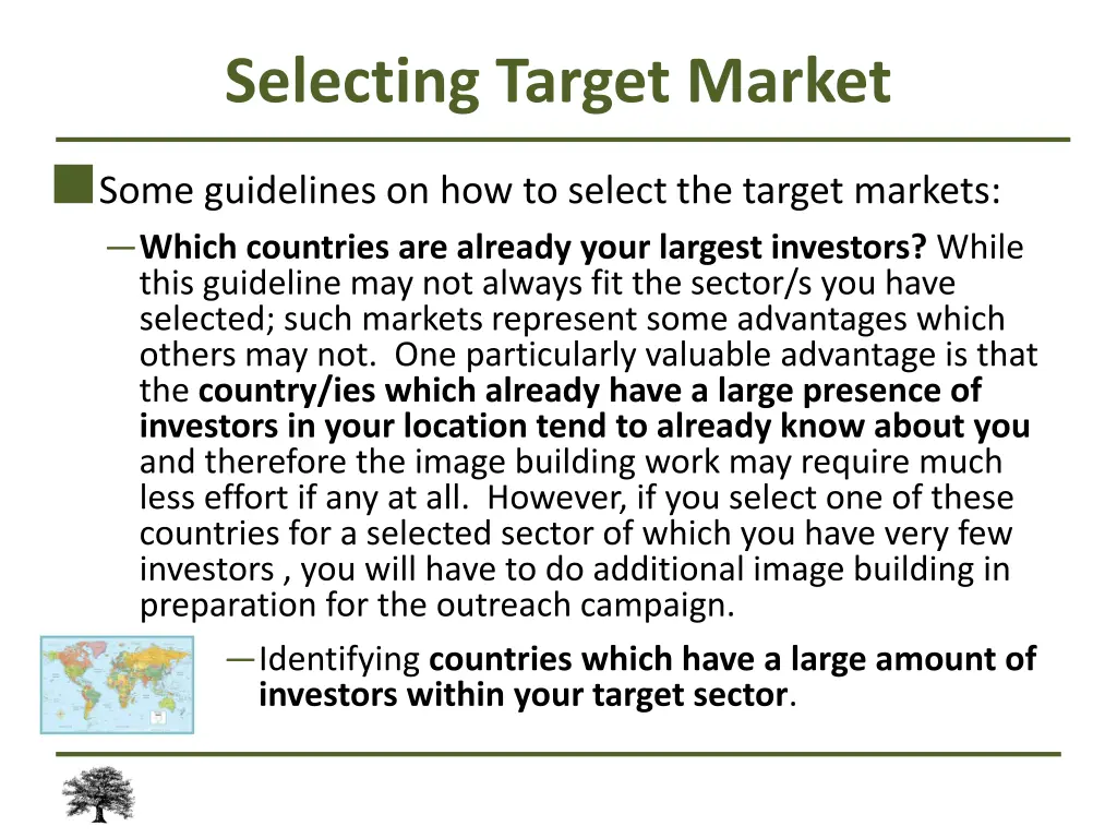 selecting target market some guidelines