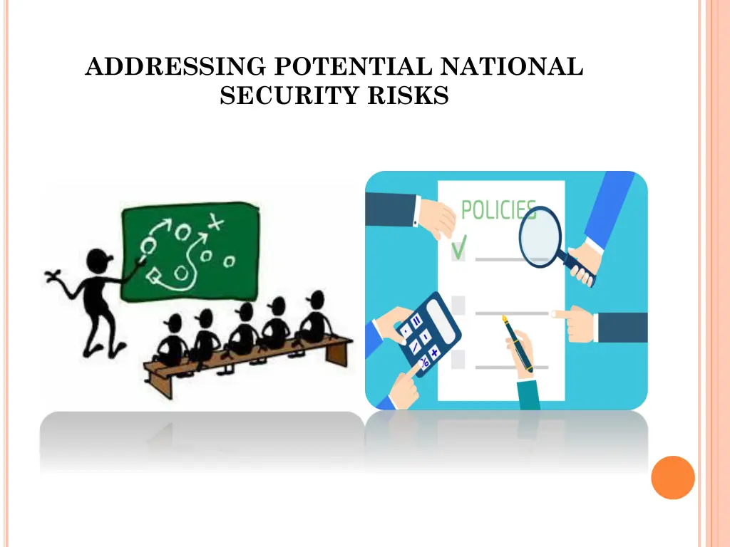 addressing potential national security risks
