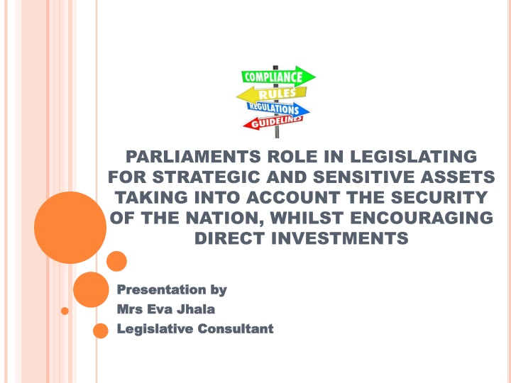parliaments role in legislating for strategic