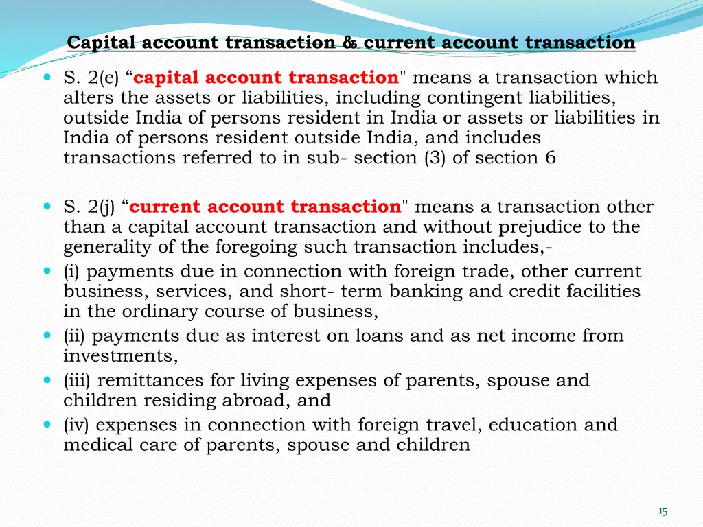 capital account transaction current account