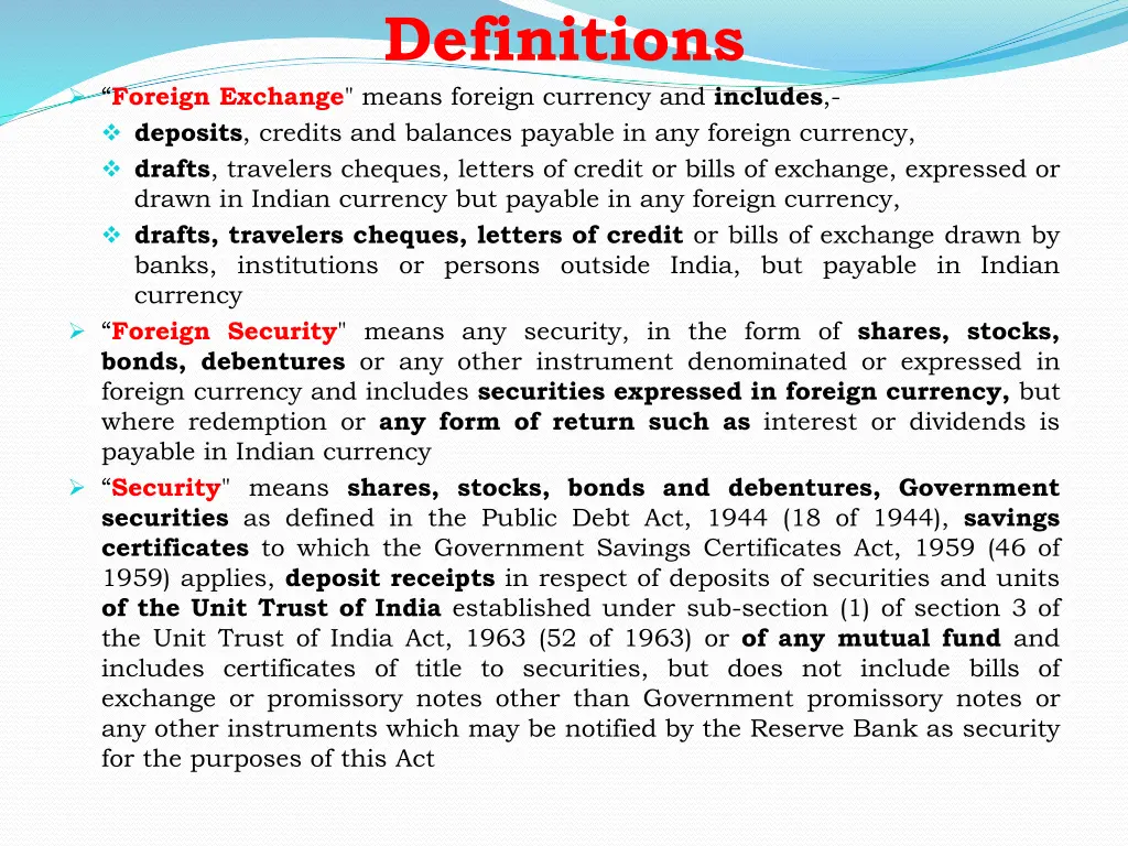 definitions