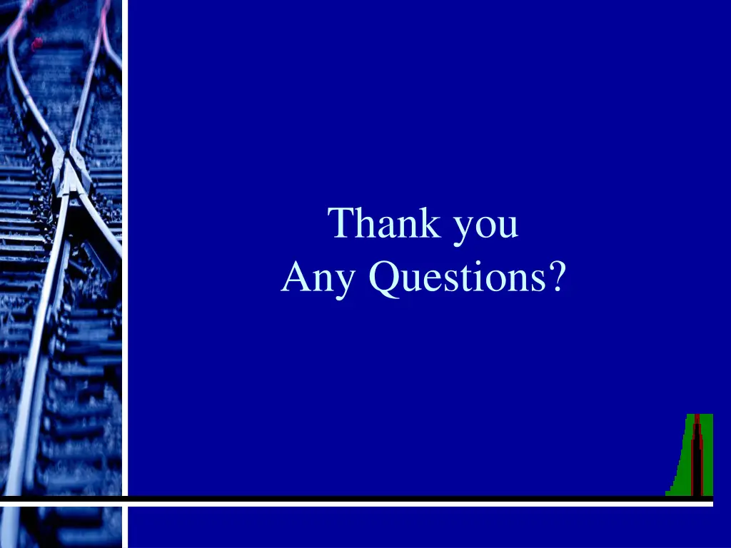 thank you any questions