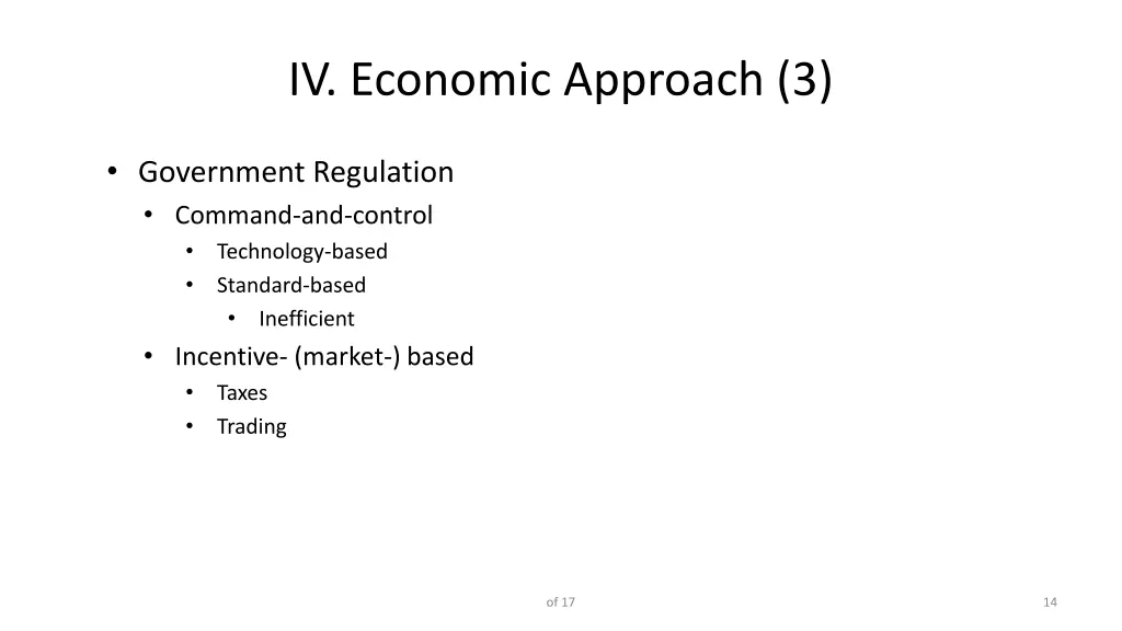 iv economic approach 3