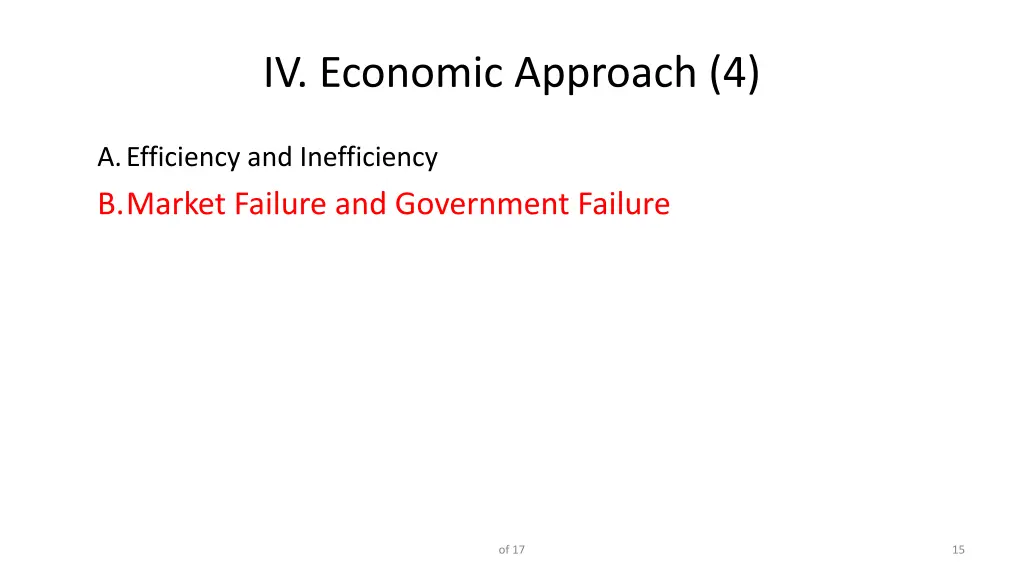 iv economic approach 4