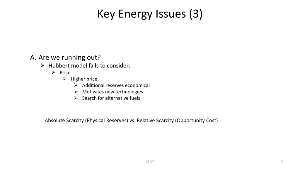 key energy issues 3