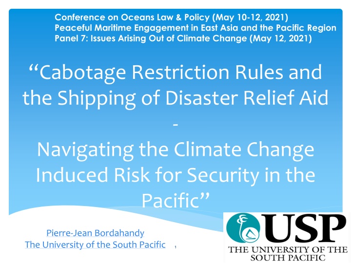 conference on oceans law policy may 10 12 2021