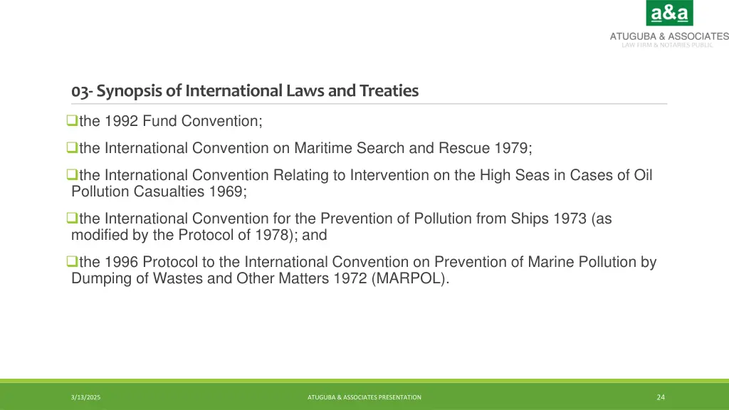 03 synopsis of international laws and treaties 2