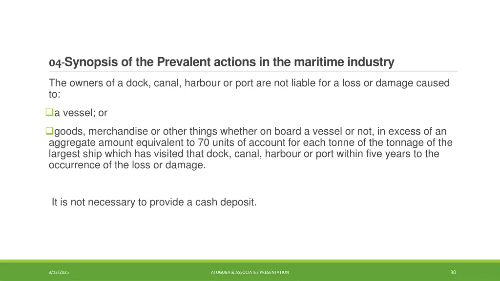04 synopsis of the prevalent actions 5