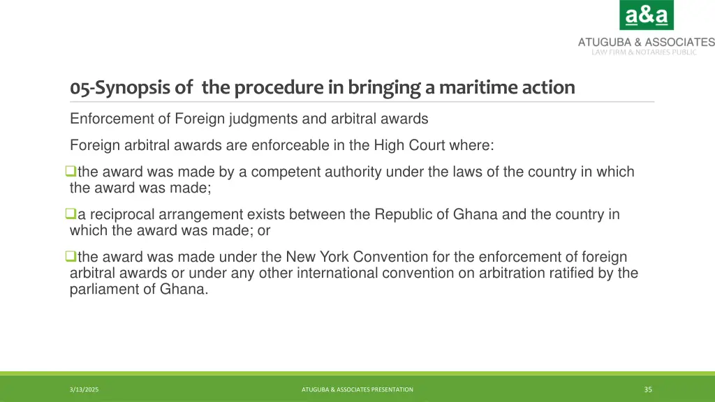 05 synopsis of the procedure in bringing 2