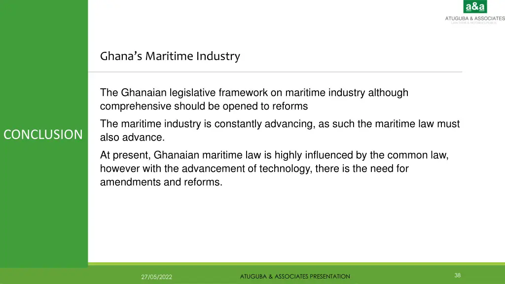 ghana s maritime industry