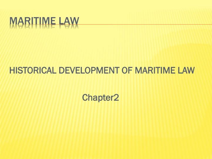 maritime law
