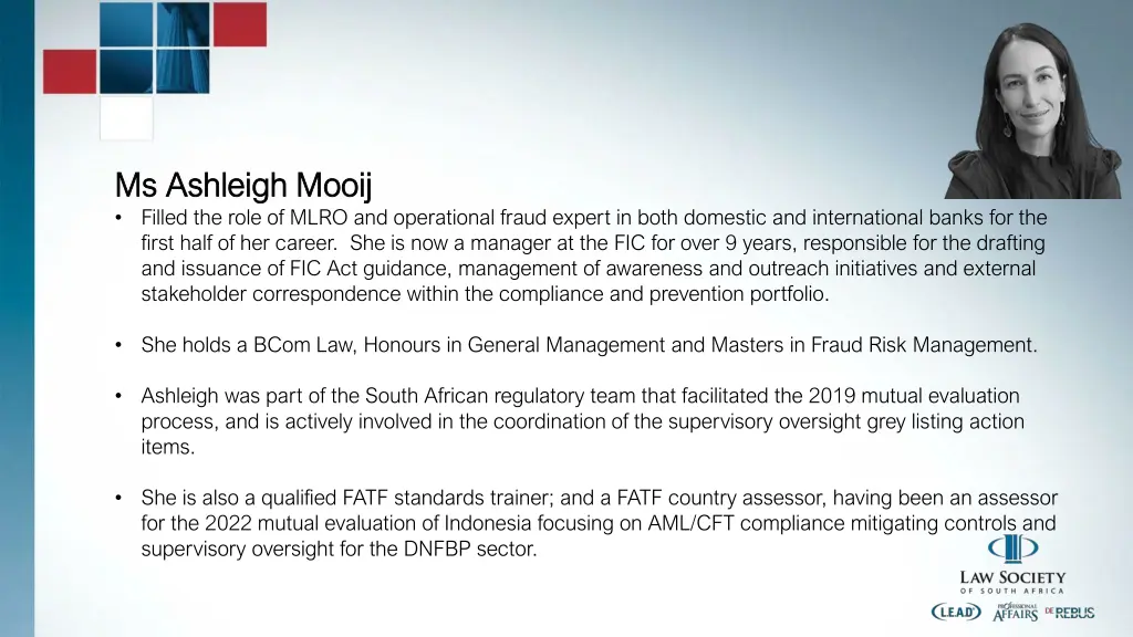 ms ashleigh ms ashleigh mooij filled the role