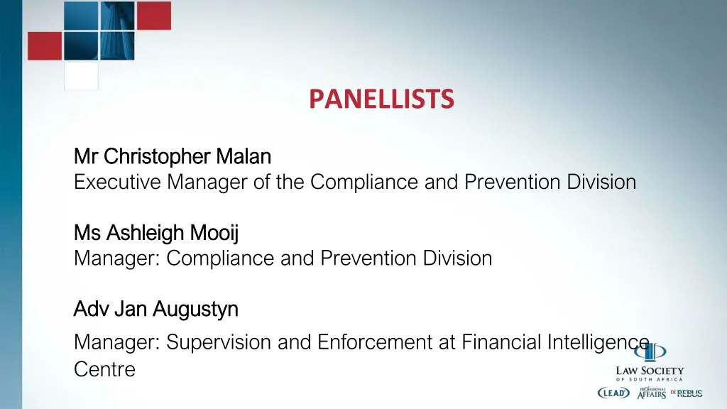 panellists