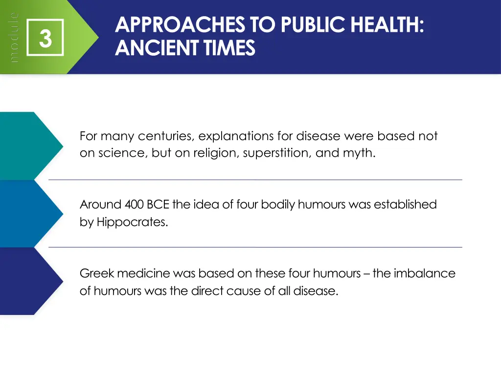 approaches to public health ancient times
