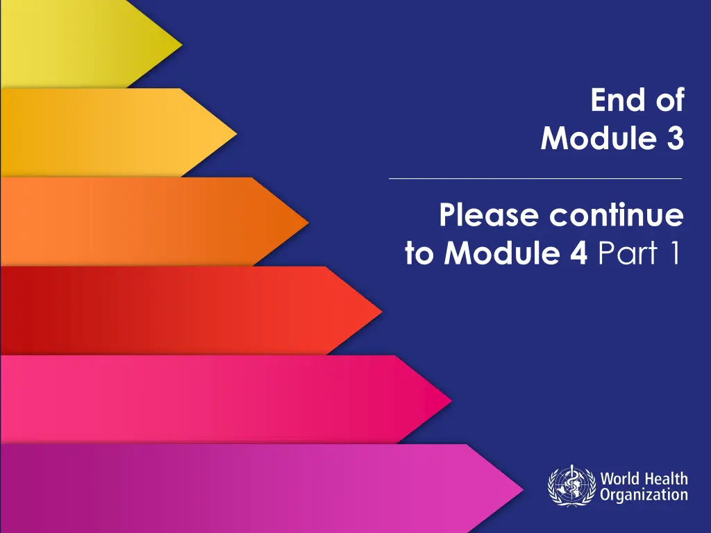 end of module 3