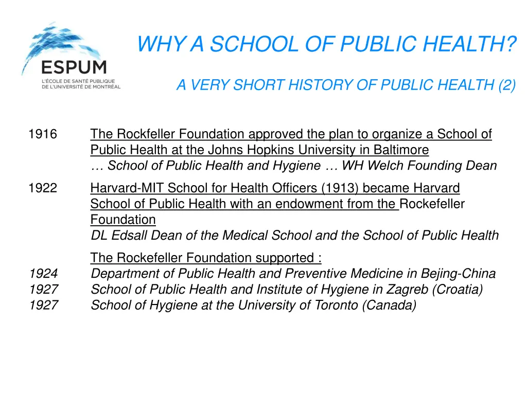 why a school of public health 1