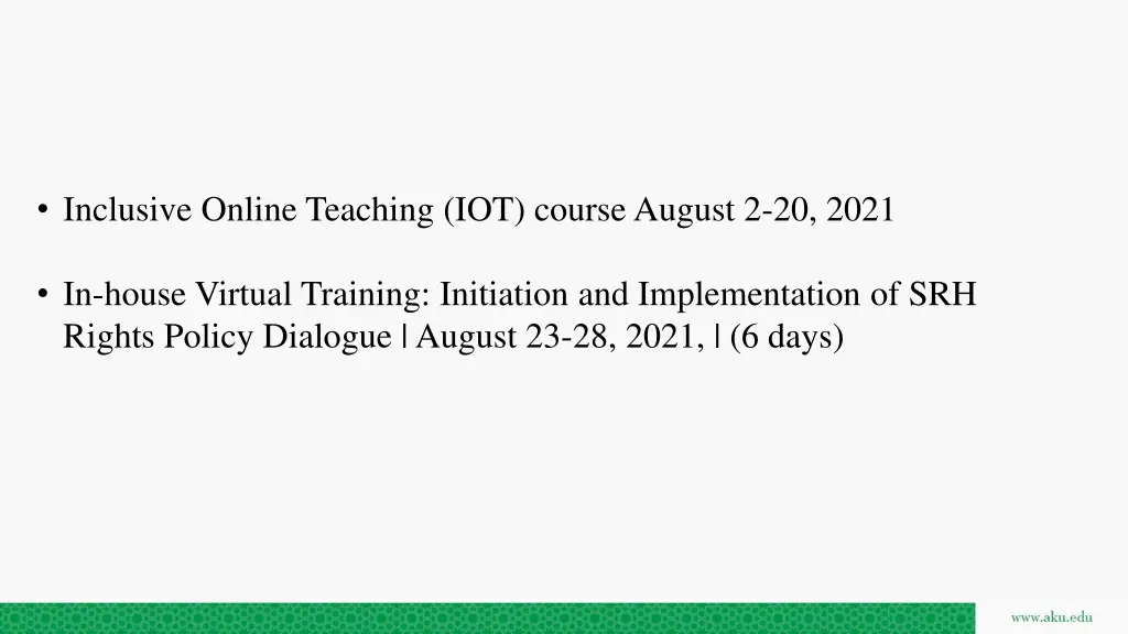 inclusive online teaching iot course august