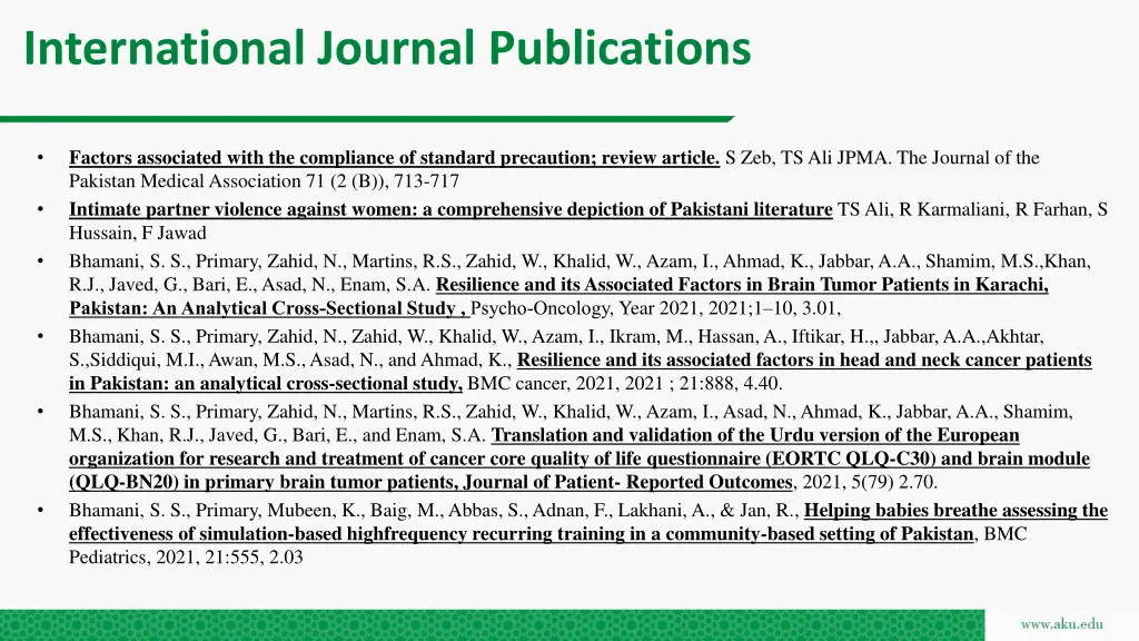 international journal publications 2