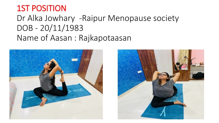 1st position 1st position dr alka jowhary raipur