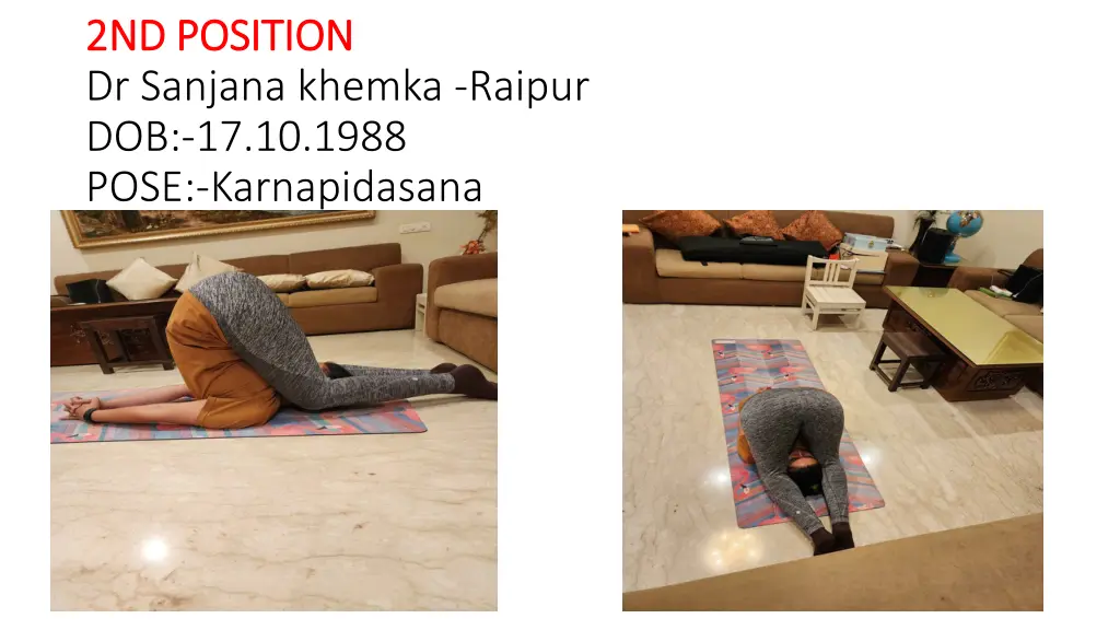 2nd position 2nd position dr sanjana khemka