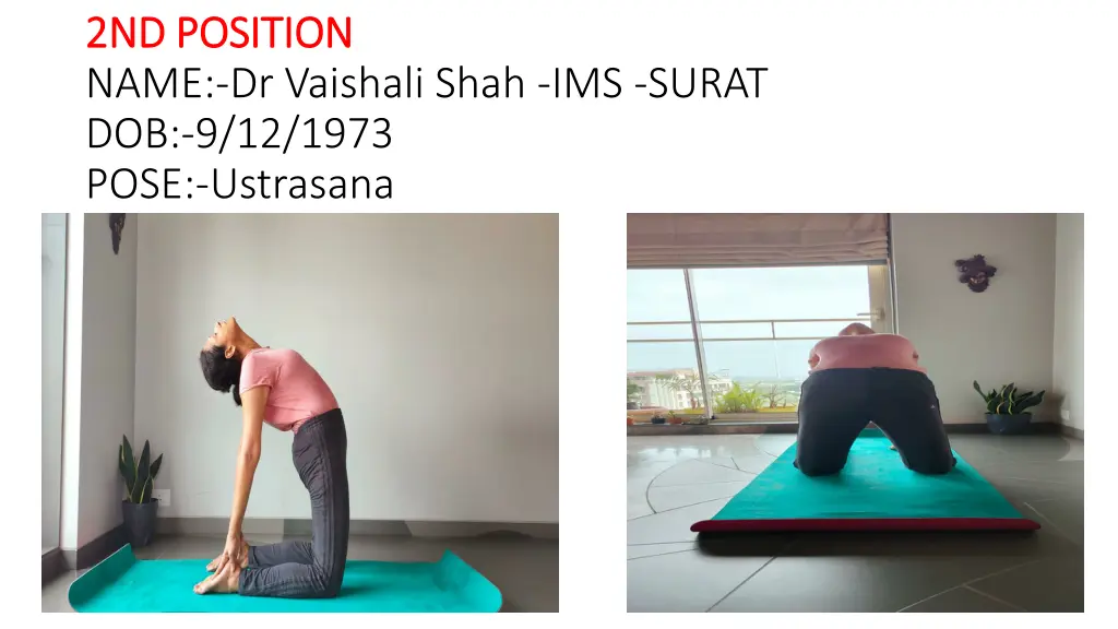 2nd position 2nd position name dr vaishali shah