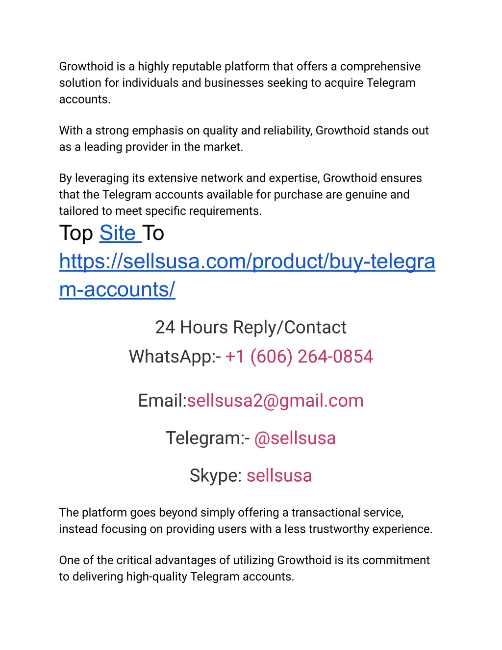 growthoid is a highly reputable platform that