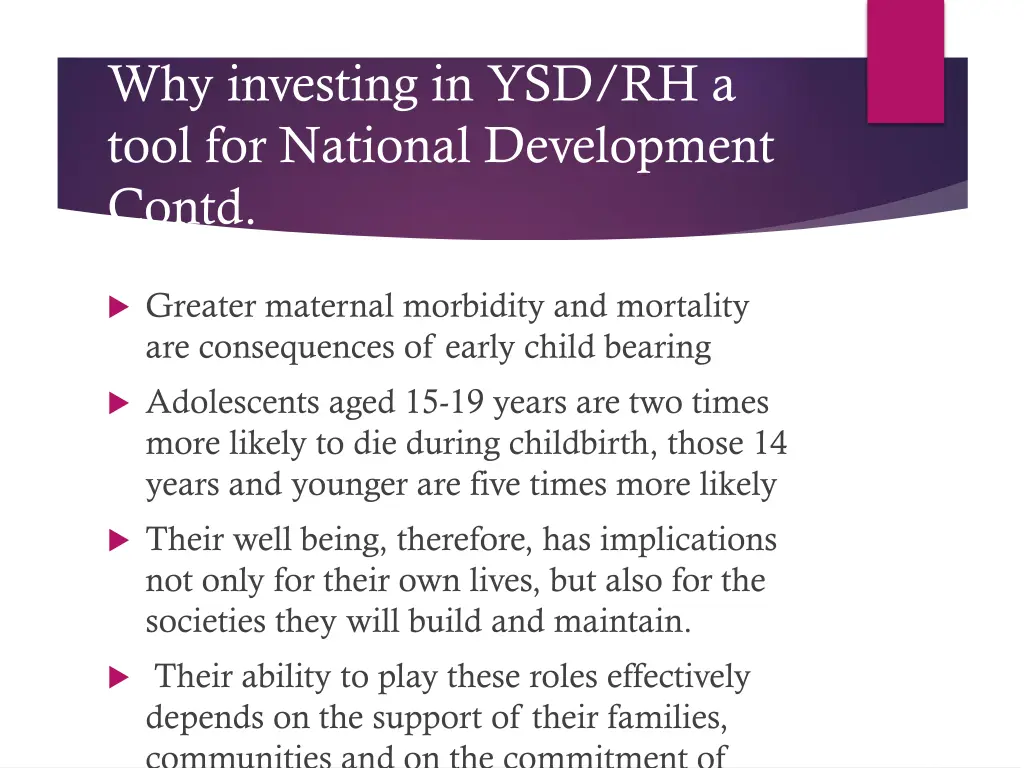 why investing in ysd rh a tool for national 1