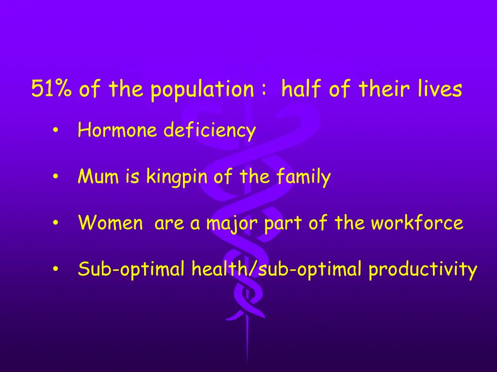 51 of the population half of their lives