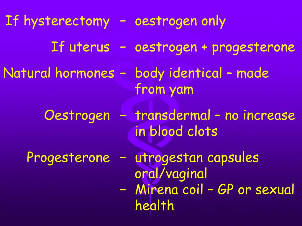 if hysterectomy