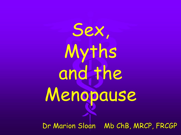 sex myths and the menopause
