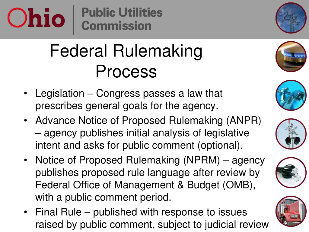 federal rulemaking process